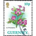 GUERNSEY, FLOWER, Alstroemeria, flowers 1992, 10p