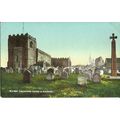 Yorkshire WHITBY Caedmons Cross & Church Postca...