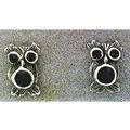 Black Onyx Sterling Silver Gemstone Stud Earrin...