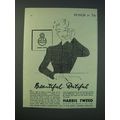1942 Harris Tweed Ad - Beautiful Dutiful