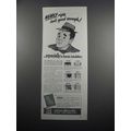 1950 Johns-Manville Rock Wool Insulation Ad - N...