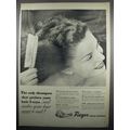1950 Rayve Crme Shampoo Ad - Praises Your Hair