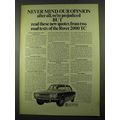 1969 Rover 2000 TC Car Ad - Never Mind Our Opinion