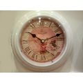 Wanduhr, Küchenuhr, Antik Optik Metall Durchmes...