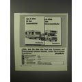 1990 Dethleffs Caravans and Motorcaravans Ad (in German) - Tips & Infos fur den