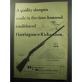 1968 Harrington & Richardson Topper Shotgun Model 158 Advertisement