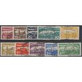 Mi: 272/81 used 1920 Wurttemberg Cat € 350