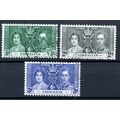 Gibraltar KGVI 1937 Coronation sg 118/20 - FU