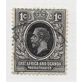 EAST AFRICA UGANDA PROTECTORATE KG5 1c 1913 WMK...