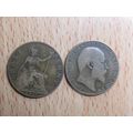 GB 1908 Edward VII Half PennyCoin