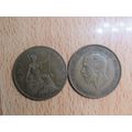 GB 1928 George V Penny Coin