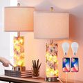 27.5" Modern Table Lamp for Living Room Set of ...