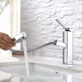 KAIYING Bathroom Sink Faucet with Pull Out Spra...