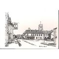 Highworth, Wiltshire - High Street - art card c...