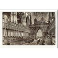 Yorkshire BEVERLEY Minster Choir West Postcard ...