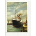 White Star Line RMS TITANIC Art Postcard by May...