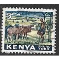 KENYA 1963 SG 1 - #6 fine used (o) - ANIMAL