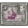 KUT 1945 SG144 50c Purple & Black Fine Used . .. .