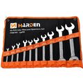 HARDEN double open metric wrench set 10 pcs, sp...