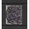 Germany.SG213 20m Posthorn (Violet).Fine Used.N...