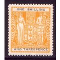 New Zealand, 1940-56 1/3d fiscal, SG F192 (Scot...
