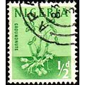 Nigeria 1961 Groundnuts 1/2d Used Stamp .