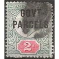 1902 O75 2d Green & Carmine Govt Parcels Offici...