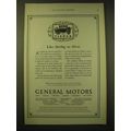 1924 General Motors Ad - Like sterling on silver