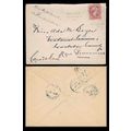 Canada " BC Kaslo SON 1894 to NB via Victoria N...