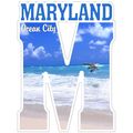 Ocean City Maryland Beach with Dolphins Capital...
