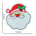 Santa Iron On Patch Christmas Kids Badge Motif ...