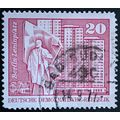Stamp Germany East SGE1536 1973 20Pfg Leninplat...