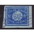 South Africa Globe 6d Air Mail Stationary Cut O...