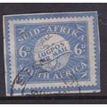 South Africa Postmark Strand 6d Globe Air Mail ...