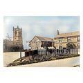 ptc9245 - Yorks - Early view, Church & Houses i...