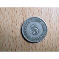 1908g 5 Pfennig Germany Empire Coin