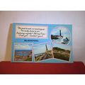 multiview, BLACKPOOL, LANCASHIRE. used postcard...