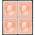 415, Mint NH 9¢ VF Block of Four Stamps SCV $44...