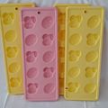 Lot 4 EASTER ICE CUBE TRAYS 12" Plastic Molds B...