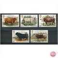 GB stamps 1984 used set - SG 1240-1244 - Britis...