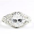 Cubic Zirconia, 925 Sterling Silver Ring, SR113
