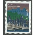 CAN 1996 45c 'BRITISH COLUMBIA ' FINE USED (EBI...