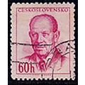 Czechoslovakia 1953 Famous Persons 60h Used Sta...