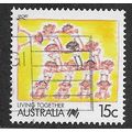 AUS 1988 15c 'LIVING TOGETHER - SPORT' FINE USE...