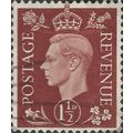 GB, King George VI, definitive, red-brown 1941,...