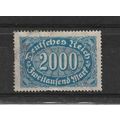 Germany.SG242 2000m Blue.Mounted Mint.Nov21