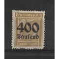 Germany.SG307 400T on 25pf Brown.Mounted Mint.N...