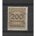 Germany.SG325 200M Brown.Mounted Mint.Nov21