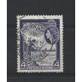 BritishGuiana.SG334 4c Amerindian Shooting Fish...