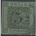 Mi 6 used 1853 Baden Cat € 10